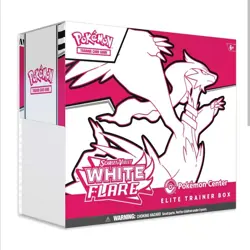 Pokemon Center White Flare Elite Trainer Box ETB Factory Sealed - Image 1