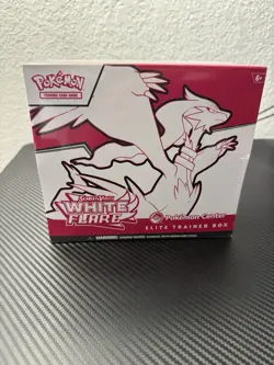 Pokemon Center White Flare Elite Trainer Box ETB Factory Sealed - Image 1