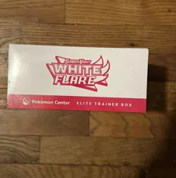 White Flare Pokemon Center Elite Trainer Box ETB Factory Sealed - Image 3