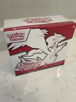 White Flare Pokemon Center Elite Trainer Box ETB Factory Sealed - Image 1