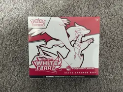 Pokemon Center White Flare Elite Trainer Box ETB Factory Sealed - Image 1
