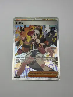 Hilda SIR 171/086 White Flare Pokemon Card TCG Scarlet & Violet English NM/Mint - Image 1