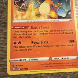 Charizard 001/015 McDonald's Promos 2024 Regular Pokemon Tcg Cards Rare English - Image 5