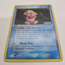 Pokemon Smoochum 31/115 Regular EX Unseen Forces 50 HP Basic Rare 2005 Card - Image 3