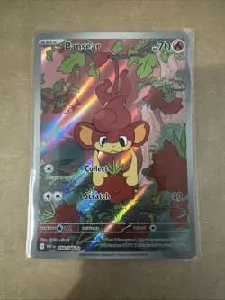 Pokemon TCG SV White Flare Pansear 099/086 Illustration Rare Card NM Condition - Image 1