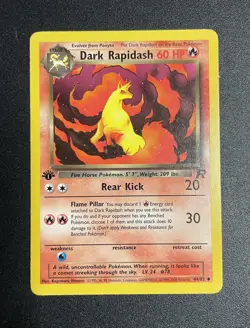 Dark Rapidash | 44/82 | Team Rocket | 1st Edition | Pokemon Card | NM - Image 1
