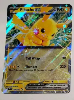 Pokemon TCG - Prismatic Evolutions (3) Card EX Pikachu EX, Lugia EX & Jolteon EX - Image 2