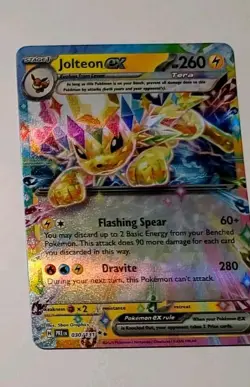 Pokemon TCG - Prismatic Evolutions (3) Card EX Pikachu EX, Lugia EX & Jolteon EX - Image 4