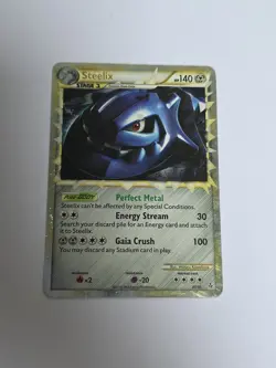 Pokemon TCG Steelix Prime Unleashed Holo Ultra Rare Card 87/95 - Image 1