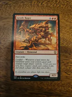 Geode Rager Commander: Zendikar Rising Regular - Image 1