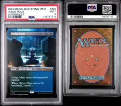 2024 MTG MKM Hedge Maze Borderless PSA 9 - Modern Land - Image 3