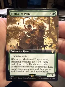 Motivated Pony (Extended Art) Lord of the Rings Non-Foil 125 NM - Image 1