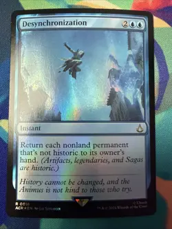 Desynchronization #16 FOIL (NM) Assassin's Creed ACR Magic MTG - Image 1