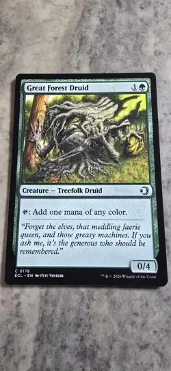 Great Forest Druid Lorwyn Eclipsed Creature Common MTG NM - Image 1