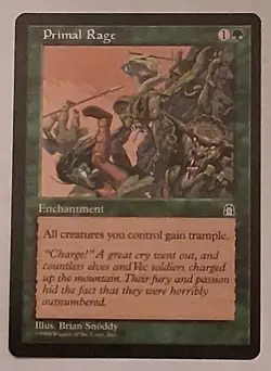 MTG Primal Rage Stronghold Regular NM PreModern - Image 1