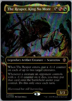 MTG - The Reaper, King No More (Borderless) (4) - ECC - Foil - Image 1
