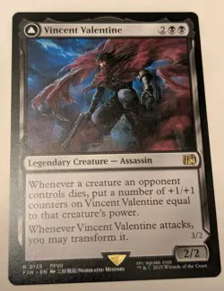 MTG Vincent Valentine/Galian Beast Final Fantasy- Rare0125 - Magic The Gathering - Image 1