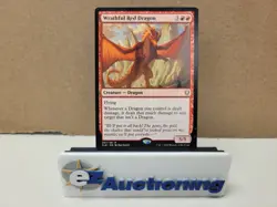 Magic the Gathering MTG Wrathful Red Dragon 207 CLB - Image 1