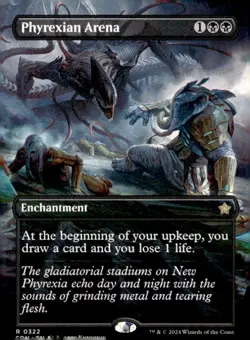 Foundations #322 Phyrexian Arena (Borderless) - Image 1