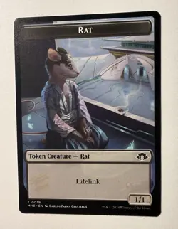 Rat Token #19 (NM) Modern Horizons 3 MH3 Magic MTG - Image 1