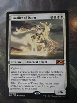 MTG Cavalier of Dawn Core Set 2020 - Small Seller 🐱 - Image 1