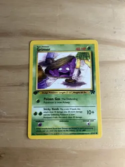 Grimer 57/82 Common Team Rocket 1st Edition Non Holo Pokemon Card NM/LP+ - Image 4