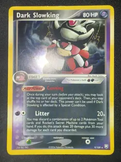 Pokemon Dark Slowking 9/109 Team Rocket Returns Holo - Image 1