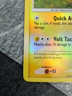 Pikachu 70/100 PLATINUM Burger King Promo Reverse Holo Pokemon TCG - LP - Image 4
