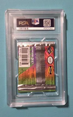 POKEMON Gym Challenge Unlimited Booster Pack Blaine Artwork PSA GEM MINT 10 - Image 3