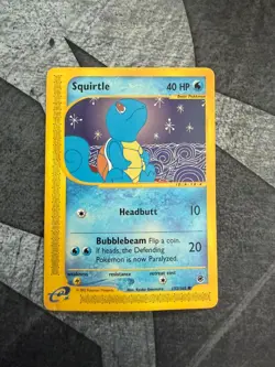 Squirtle 132/165 Expedition Base Set Pokemon TCG - LP - Image 1