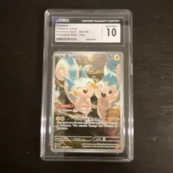 2023 Pokemon Scarlet & Violet Pachirisu Illustration Rare CGC 10 #208/198 - Image 1