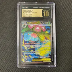 VENUSAUR EX Ultra Rare Holo 155 CGC 10 PRISTINE 2025 Pokemon Mega Evolutions - Image 1