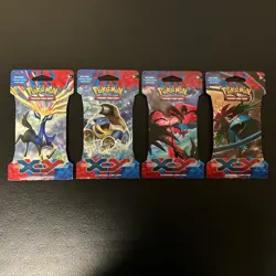 Pokemon TCG: XY Base Set Sleeved Booster Pack Lot Of 4x Complete Set New Sealed - Image 1