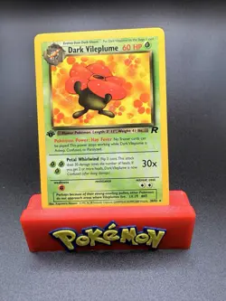 Pokemon Dark Vileplume Team Rocket 1st Edition WOTC Vintage 30/82 277 💎NM💎 - Image 1