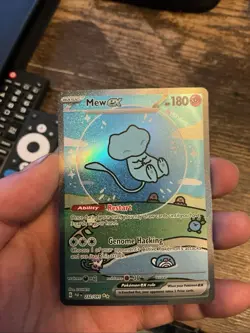 Mew EX 232/091 Sv: Paldean Fates Bubble Mew Sir Pokemon TCG - Image 1