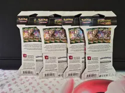 Pokemon Evolving Skies Sleeved Booster Pack Complete Art Set Of 4 Packs. - Image 2