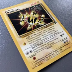Pokemon Electabuzz Promo #2 Black Star Pokemon The First Movie 1999 WOTC HP - Image 1