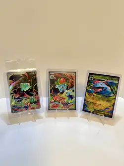 Bulbasaur promo sealed, Ivysaur, & Mega Venusaur ex Pokemon Mega Evolutions - Image 1