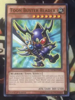 Yugioh: Toon Buster Blader - MP16-EN205 - Rare - 1st Edition - NM - Image 1