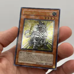 Yugioh Cystal Beast Topaz Tiger Ultimate Rare FOTB-EN004 1st Edition - Image 4