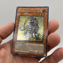 Yugioh Cystal Beast Topaz Tiger Ultimate Rare FOTB-EN004 1st Edition - Image 5