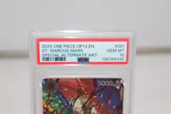 One Piece English OP-13 Red Parallel God Demon Pack Sequential PSA 10 - Image 4
