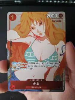 nami op01-016 Premium Card Collection Girl Edition ASIA One Piece Tcg - Image 1