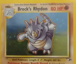 Gym Heroes 29 Card Un/Common Bundle with HOLO Brock's Rhydon 2/132 MP-LP - Image 3