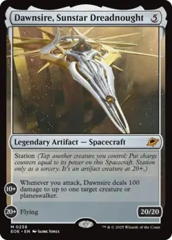 Dawnsire, Sunstar Dreadnought -Foil Near Mint MTG Edge of Eternities - Image 1
