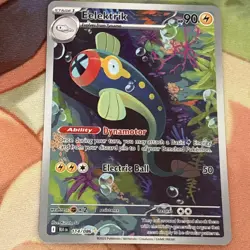Pokemon TCG Eelektrik IR 114/086 SV Black Bolt English Mint Condition - Image 1