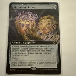 Lorwyn Eclipsed Mirrormind Crown 0381, NM, Extended Art, Non-Foil, Ships Quickly - Image 1