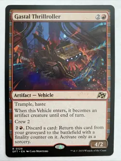 MTG Magic the Gathering Gastal Thrillroller (129/568) Aetherdrift NM - Image 1