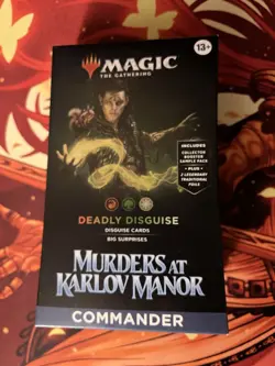 Magic The Gathering Murders at Karlov Manor Commander Deck Deadly Disguise - Image 1