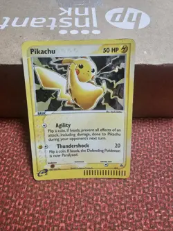 2003 Card PIKACHU 12 PROMO BLACK STAR HOLO POKEMON RAW N/M - Image 1
